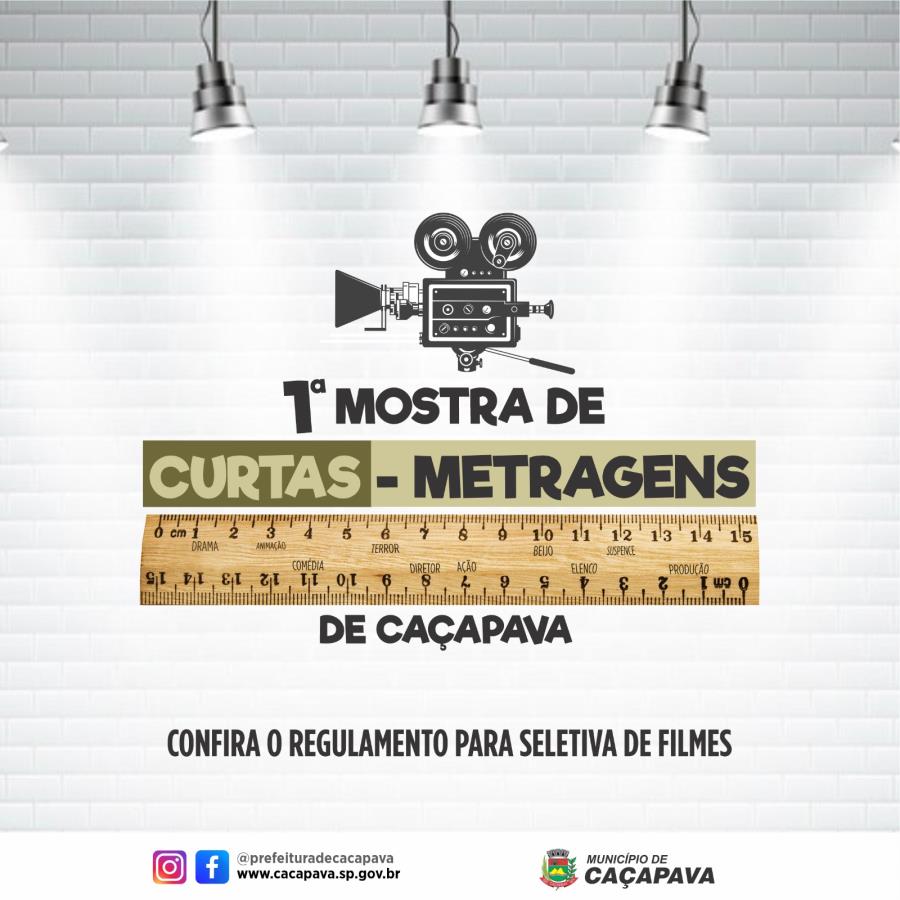 Secretaria de Cultura abre inscrições para filmes interessados em participar de Mostra de Curtas-Metragens