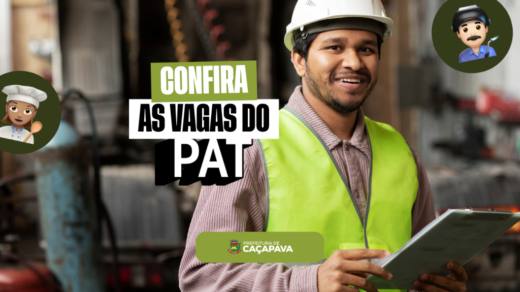 PAT de Caçapava divulga novas oportunidades de emprego