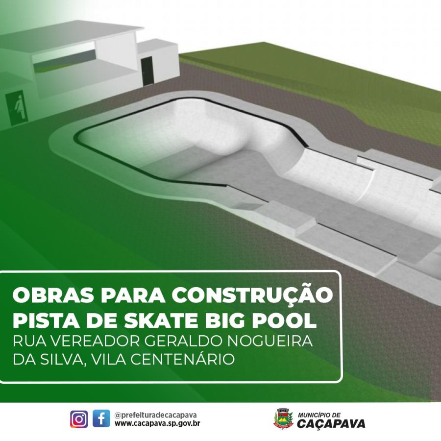 Prefeitura realiza cerimônia de autorizo para construção de Pista de Skate Big Pool