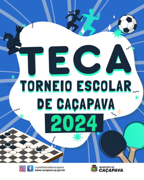 Torneio Escolar de Caçapava 2024 – TECA tem início no mês de março