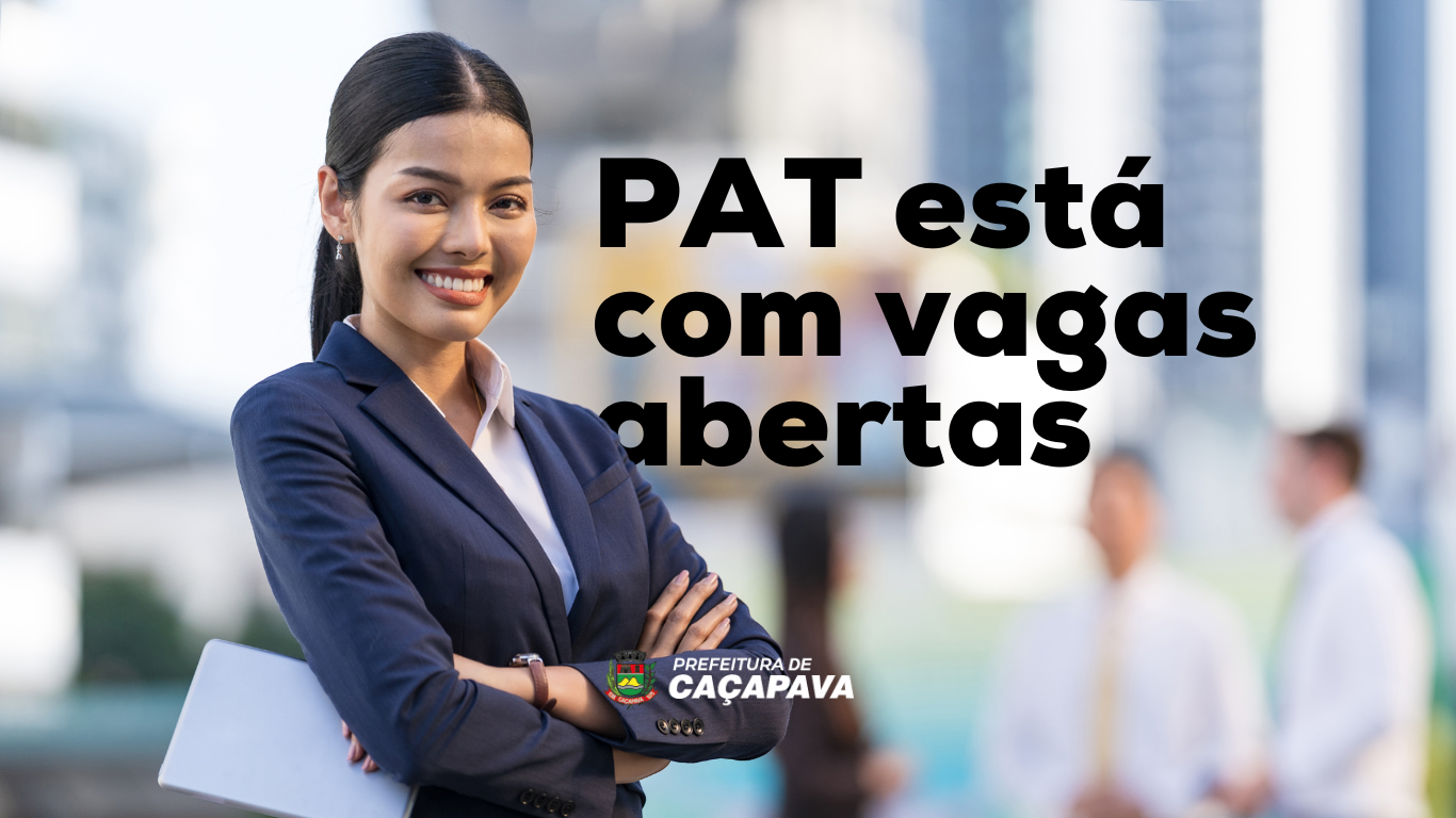 PAT de Caçapava divulga novas oportunidades de emprego em diversas áreas