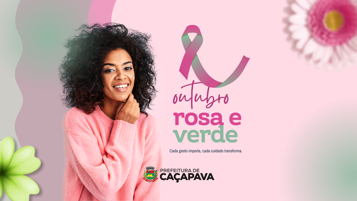 Outubro Rosa e Outubro Verde reforçam a importância da prevenção em Caçapava