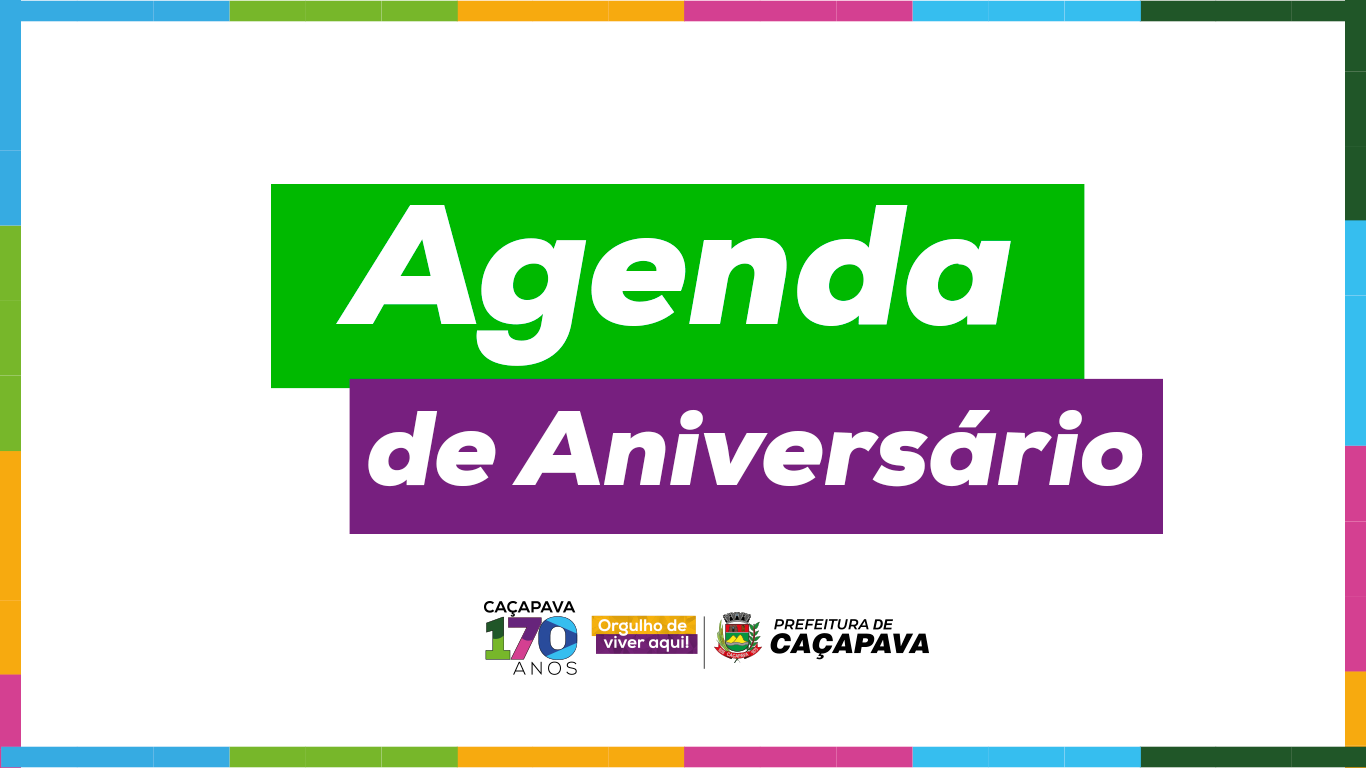 Programação Caçapava 170 anos
