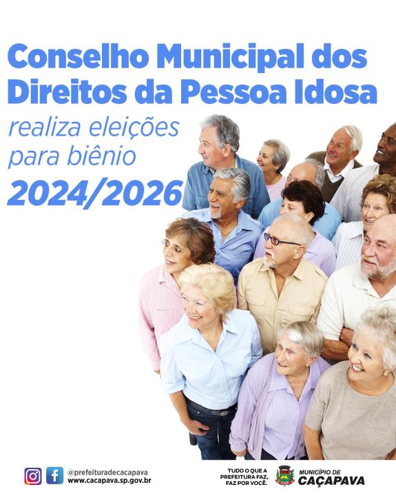 Conselho Municipal dos Direitos da Pessoa Idosa realiza eleições para biênio 2024/2026