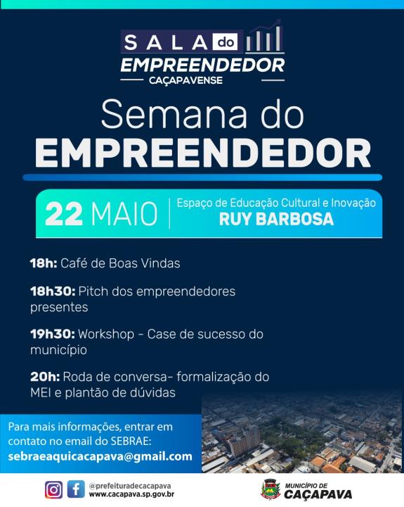 Caçapava realiza encontro do microempreendedor