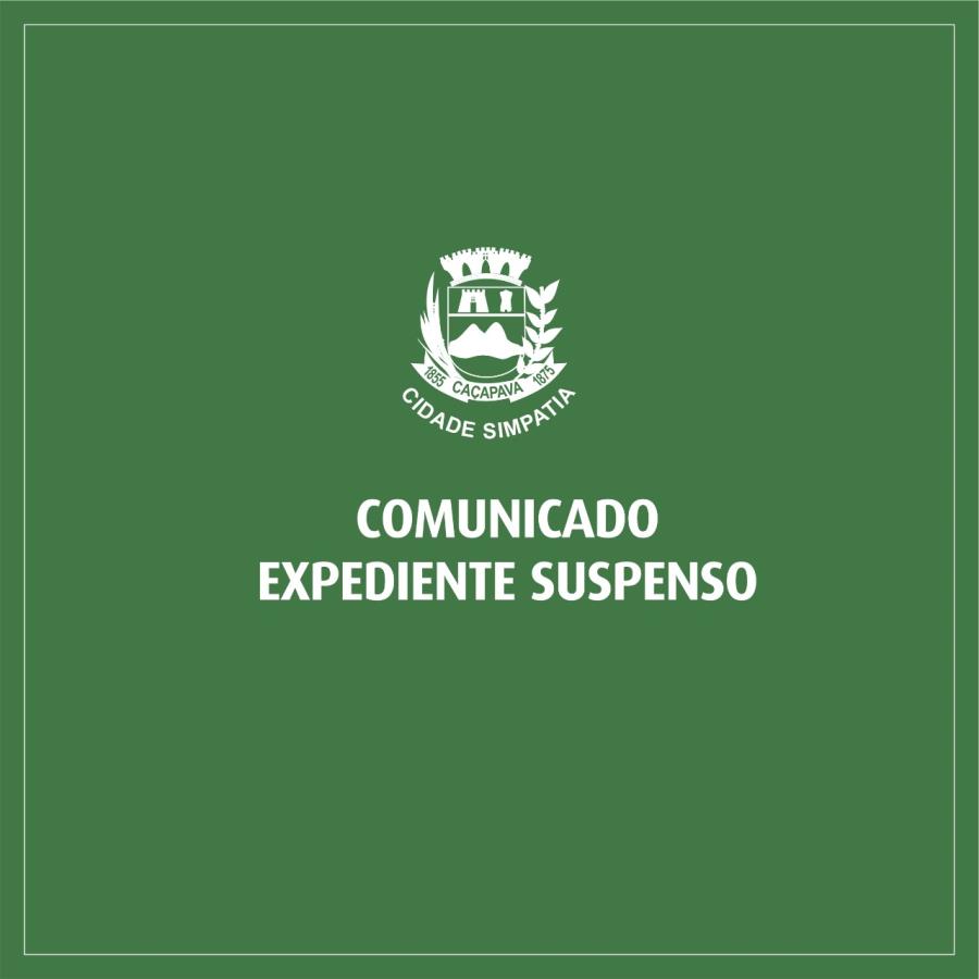 Expediente na Prefeitura de Caçapava é suspenso nesta sexta-feira