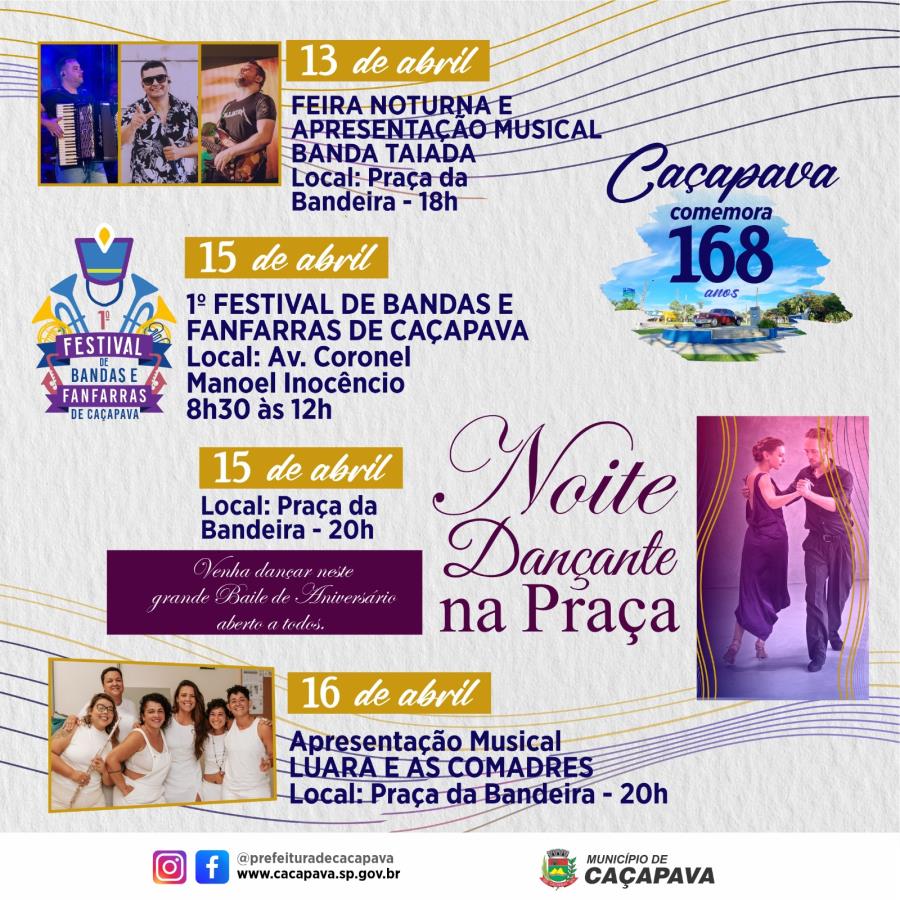 Caçapava prepara programação especial de Carnaval com atrações a