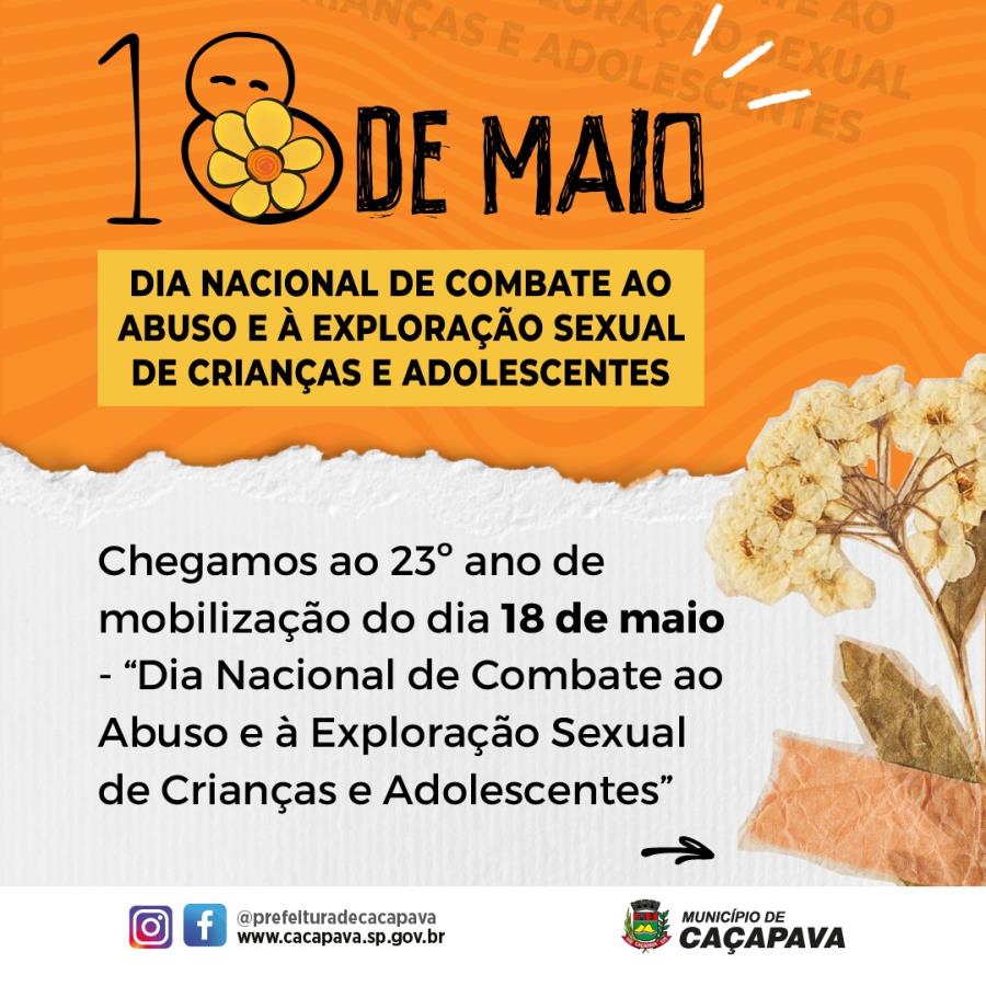 Caçapava realiza movimento Faça Bonito com caminhada no Dia Nacional de Combate ao Abuso e à Exploração Sexual contra Crianças e Adolescentes (18)