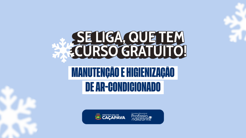 Inscrições para curso de Manutenção e Higienização de Ar-Condicionado terminam amanhã