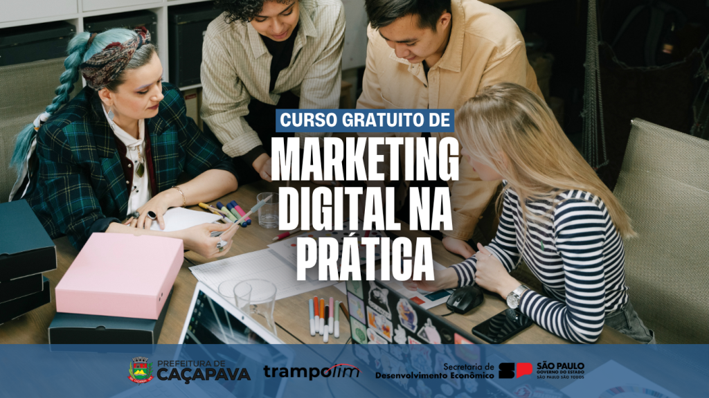 Curso gratuito de Marketing Digital está com inscrições abertas