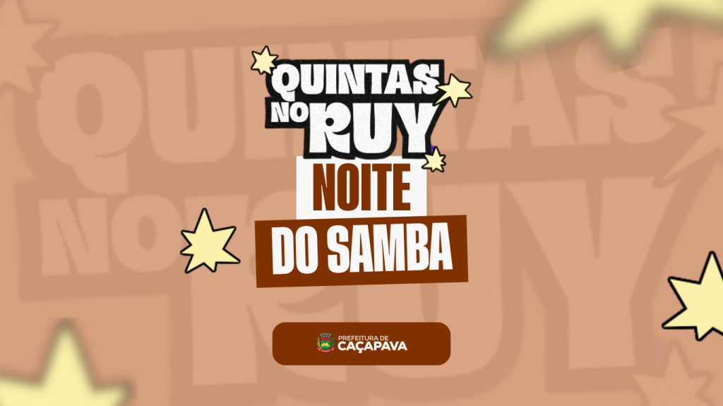 "Quintas no Ruy" tem Noite do Samba nesta quinta, 14 de maio