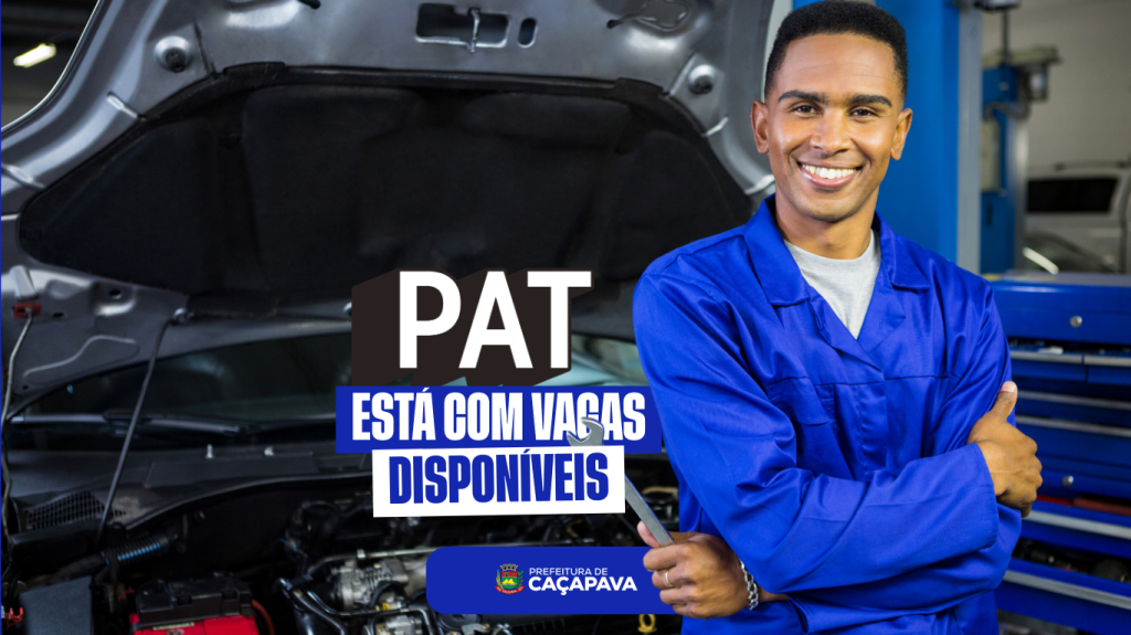 PAT de Caçapava divulga novas oportunidades de emprego