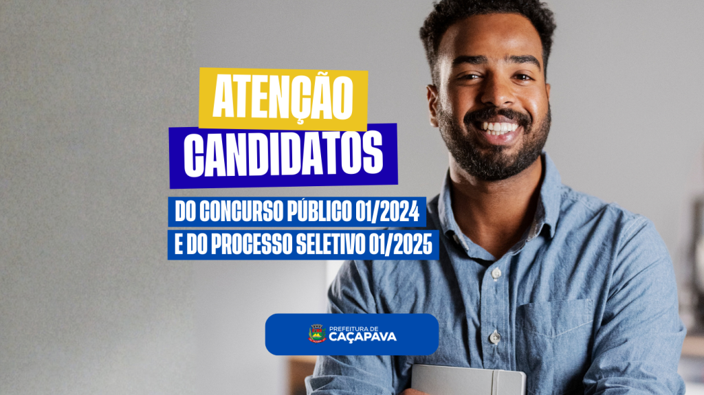 Prefeitura divulga nova relação de convocados para Concurso Público 01/2024 e Processo Seletivo 01/2025