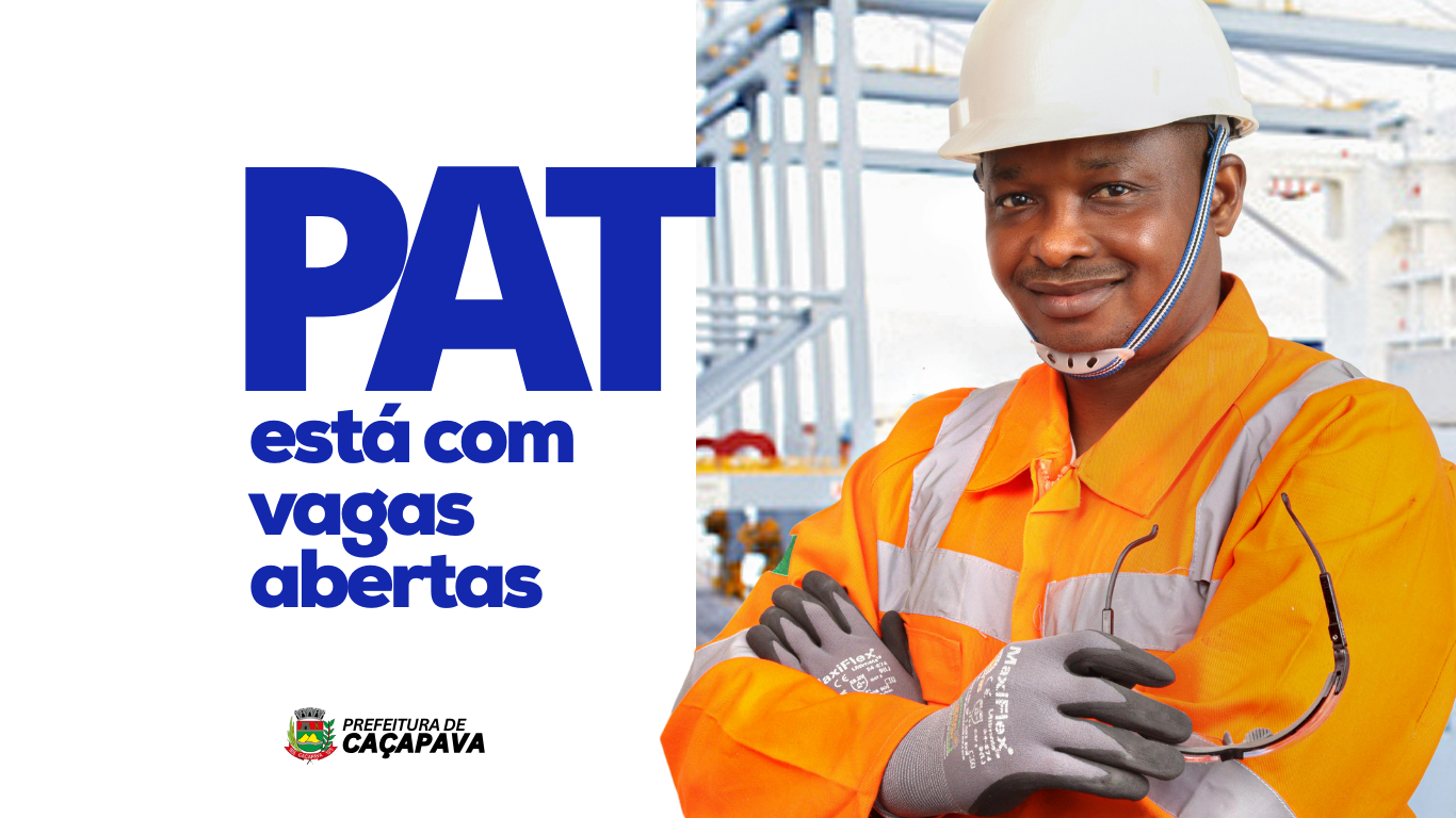PAT divulga 96 novas vagas para essa semana em Caçapava