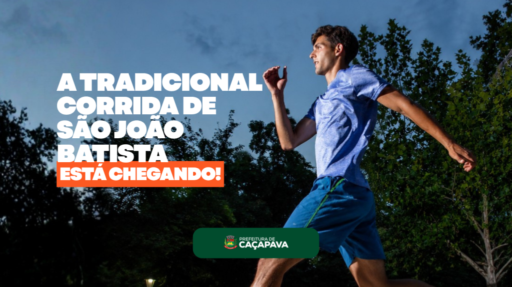 Inscrições abertas para a 2ª Corrida São João Batista 2026