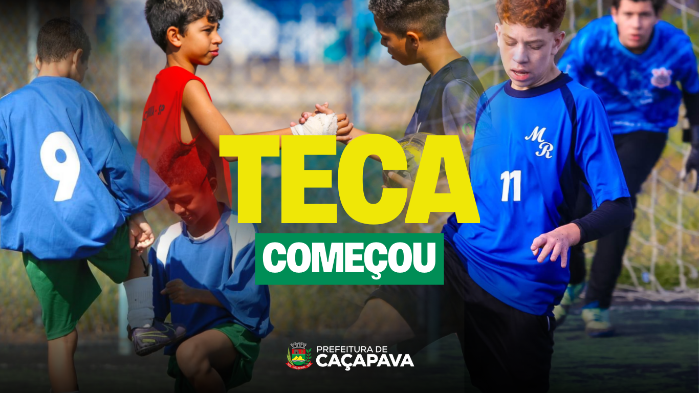 O TECA voltou! Torneio Escolar de Caçapava inicia hoje a programação do segundo semestre