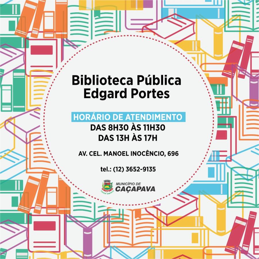 Biblioteca Pública Edgard Portes retoma atendimento para entrega e retirada de livros