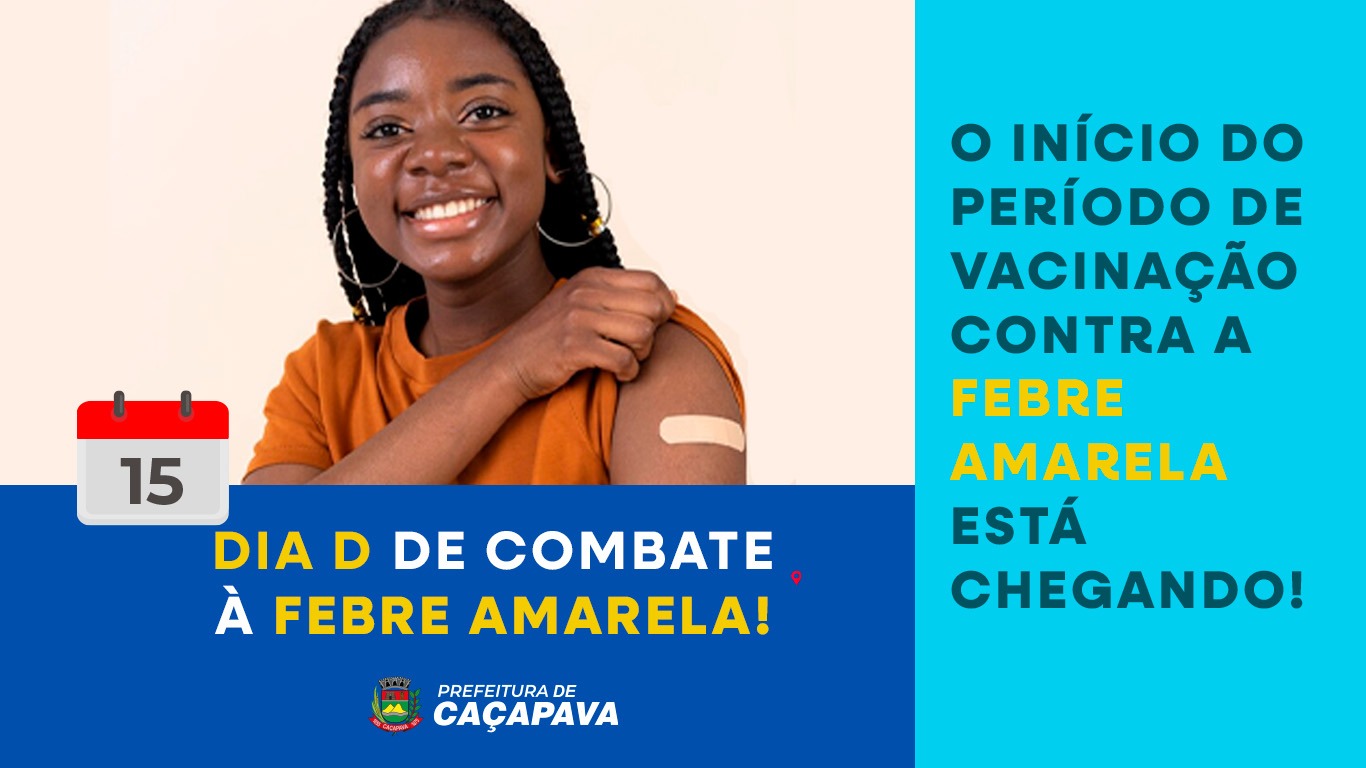 Caçapava realiza Dia D de combate à Febre Amarela neste sábado (15)