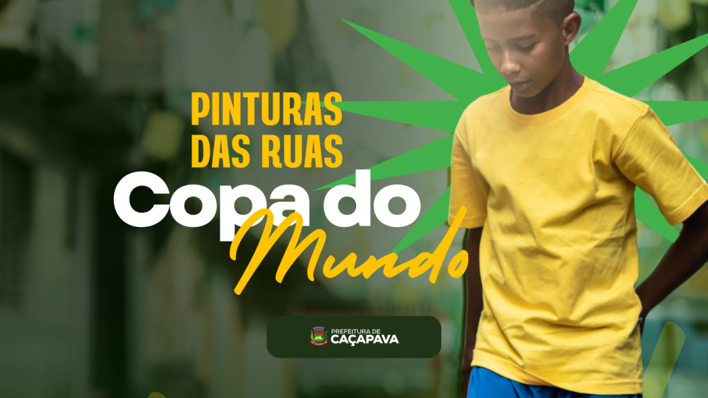 Pinturas artísticas para a Copa do Mundo: orientações para a realização nas vias públicas