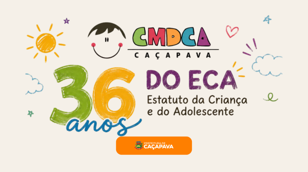36 anos do Estatuto da Criança e do Adolescente (ECA)!