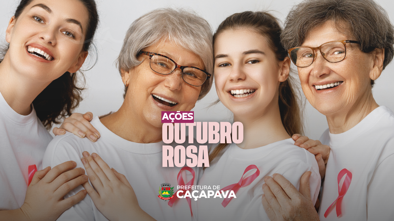 Outubro Rosa em Caçapava: ações de conscientização e cuidado com a saúde da mulher