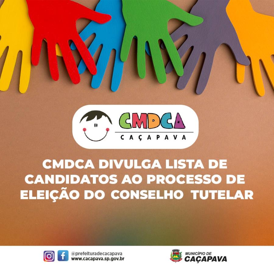Confira a lista de candidatos para eleição 2023 do CMDCA
