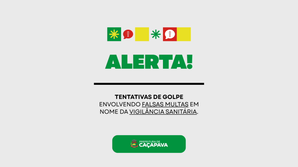 Alerta: golpes envolvendo falsas multas da Vigilância Sanitária