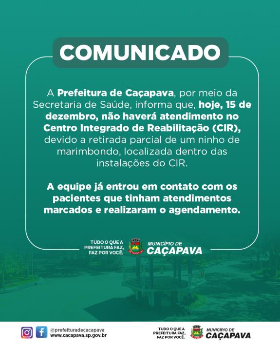 Notícias - Prefeitura de Caçapava