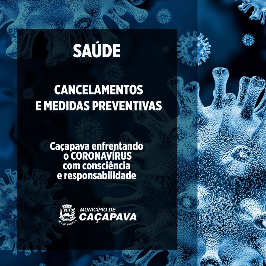 Caçapava suspende aulas na rede municipal e anuncia outras medidas  de contenção do coronavírus