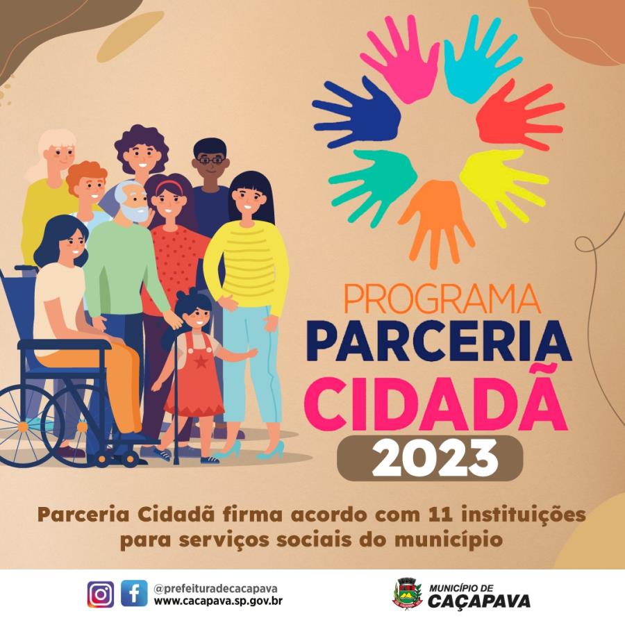 Parceria Cidadã firma acordo com 11 instituições para serviços sociais do município