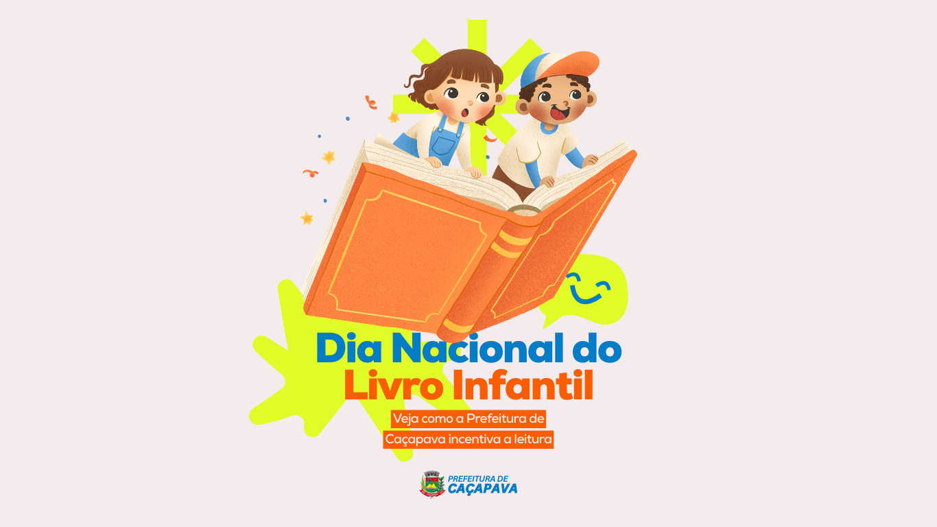 Dia Nacional do Livro Infantil: Conheça as ações da Prefeitura de Caçapava para incentivar a leitura desde a infância