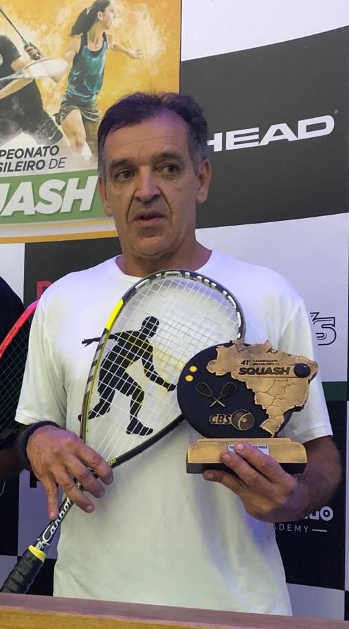 Professor de Caçapava vence etapa regional do Campeonato Brasileiro de Squash