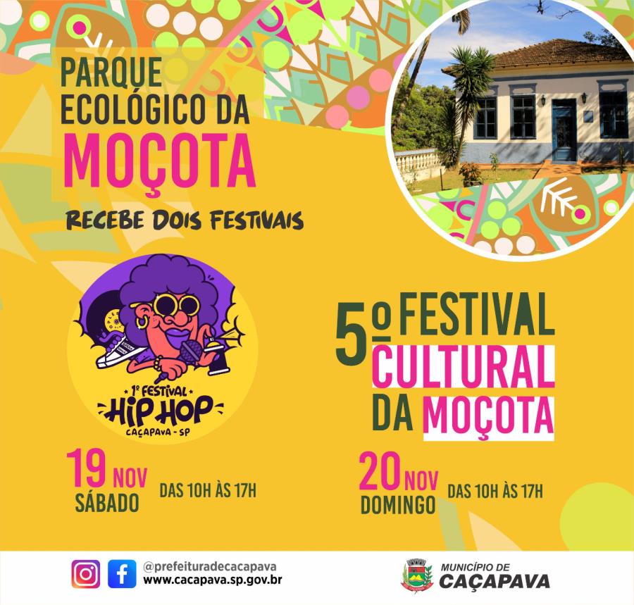 Parque Ecológico da Moçota recebe dois festivais culturais neste fim de semana