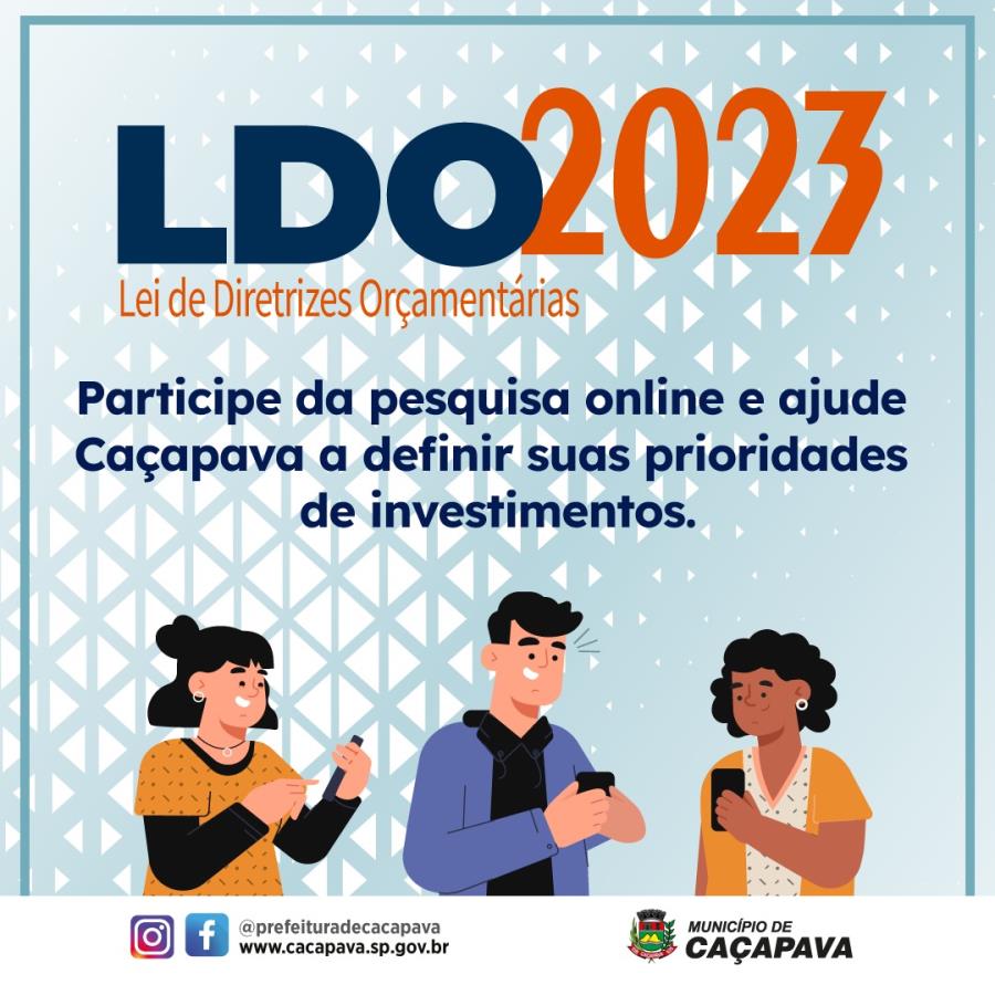  Prefeitura lança consulta pública online sobre planejamento municipal – LDO 2023