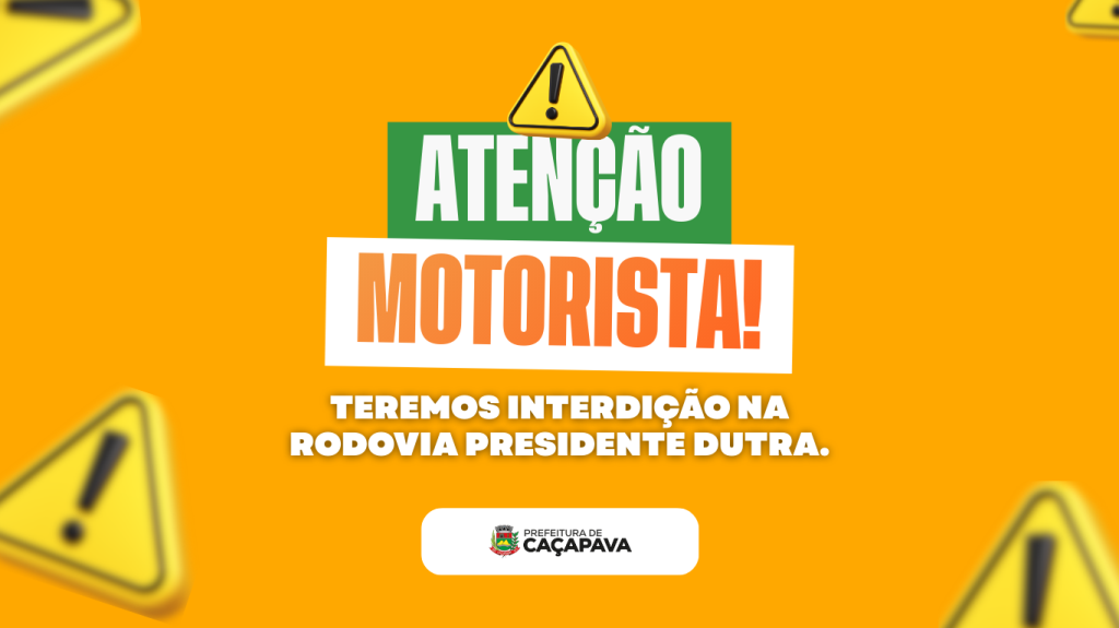 Interdição na Dutra altera trânsito na noite desta quarta (18/03)