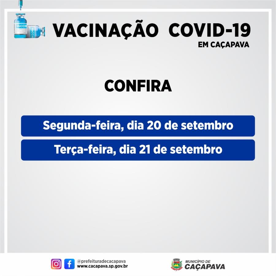 Saúde divulga calendário de vacina de segunda e terça