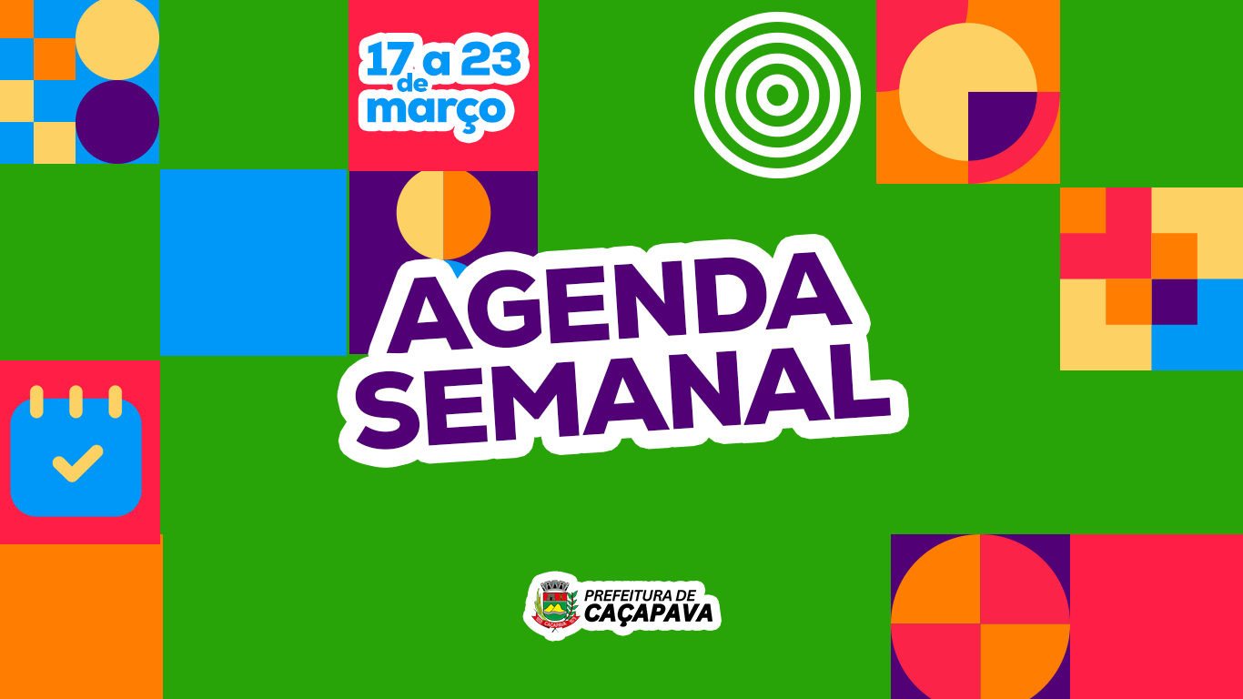 Agenda semanal de cultura, esportes e eventos em Caçapava de 17 a 23 de março de 2025