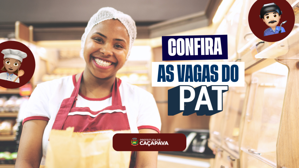 PAT de Caçapava divulga novas oportunidades de emprego