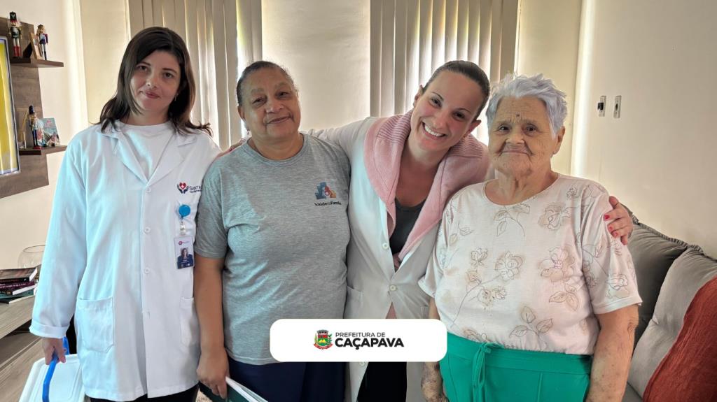 Prefeitura de Caçapava amplia atendimento domiciliar para pacientes acamados e com dificuldade de locomoção