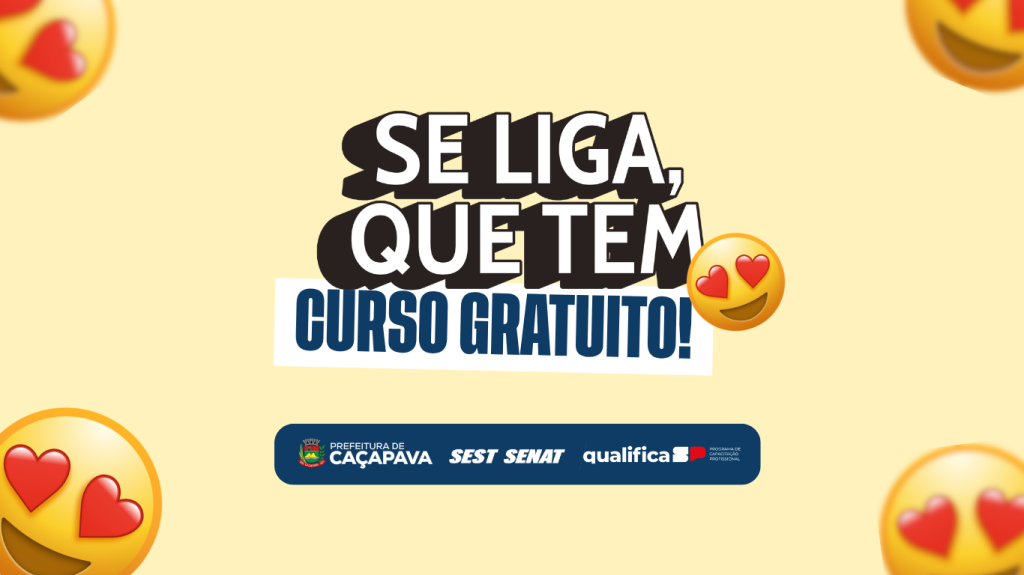 Prefeitura de Caçapava abre inscrições para cursos gratuitos de Logística e Informática