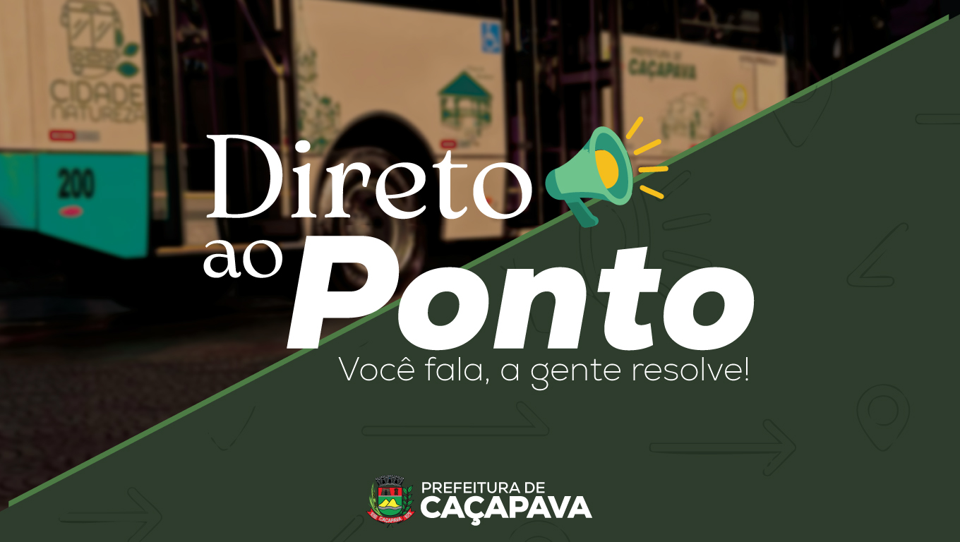 Prefeitura lança pesquisa “Direto ao Ponto” sobre itinerários e horários de ônibus