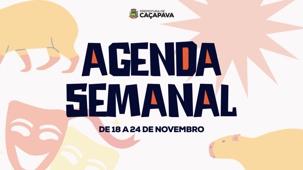 Agenda semanal | De 18 a 24 de novembro