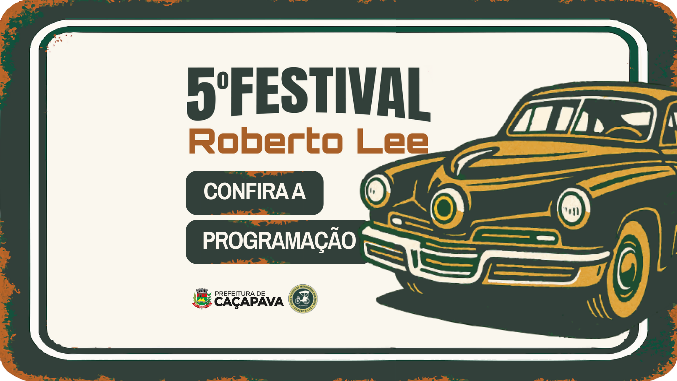 5º Festival Roberto Lee acontece nos dias 30 e 31 de agosto em Caçapava