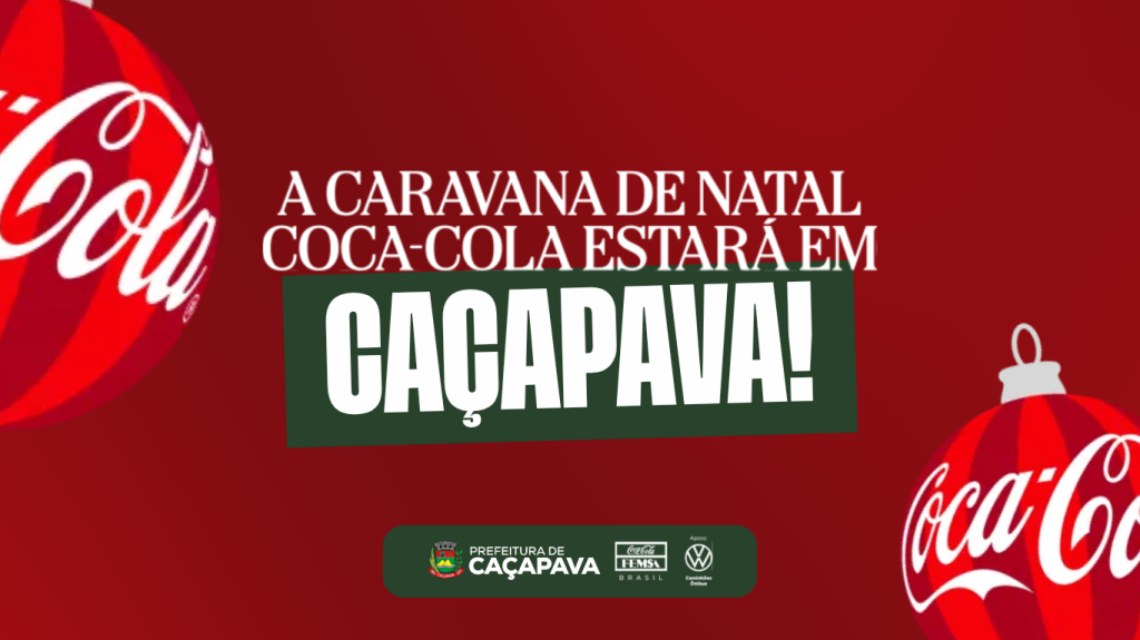 Caravana da Coca-Cola passará por Caçapava pela primeira vez na história