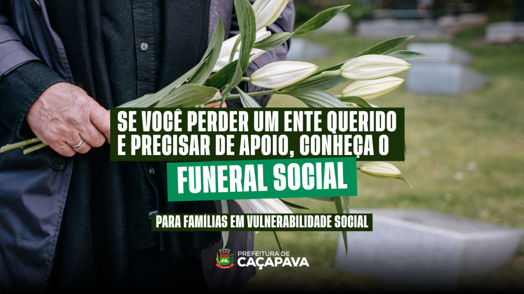 Funeral Social para famílias em situação de vulnerabilidade