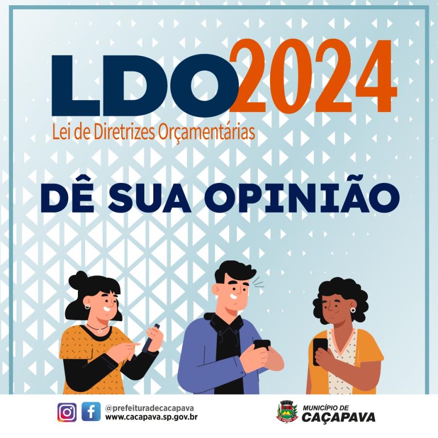 Prefeitura lança consulta pública online sobre planejamento municipal – LDO 2024