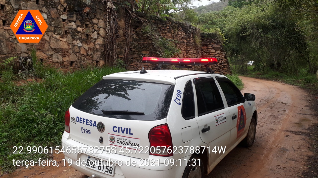 Defesa Civil de Caçapava realiza vistorias para atualização de dados sobre áreas de risco no município