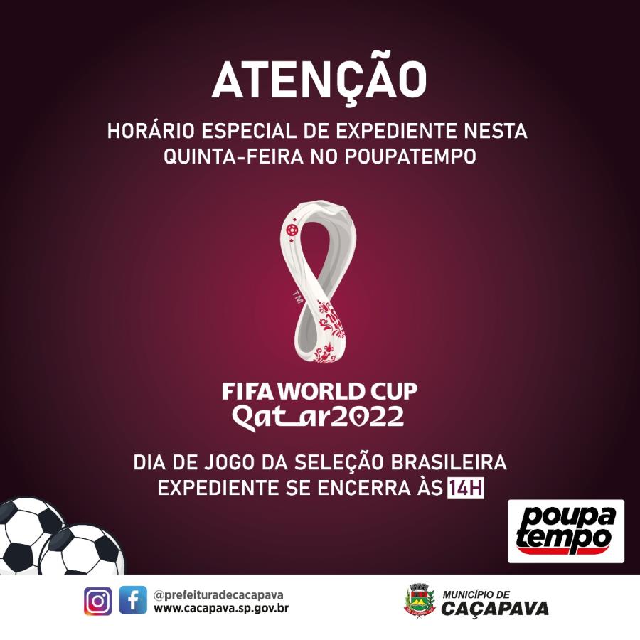 Poupatempo terá horário especial nos dias dos jogos da Seleção Brasileira durante a Copa do Mundo