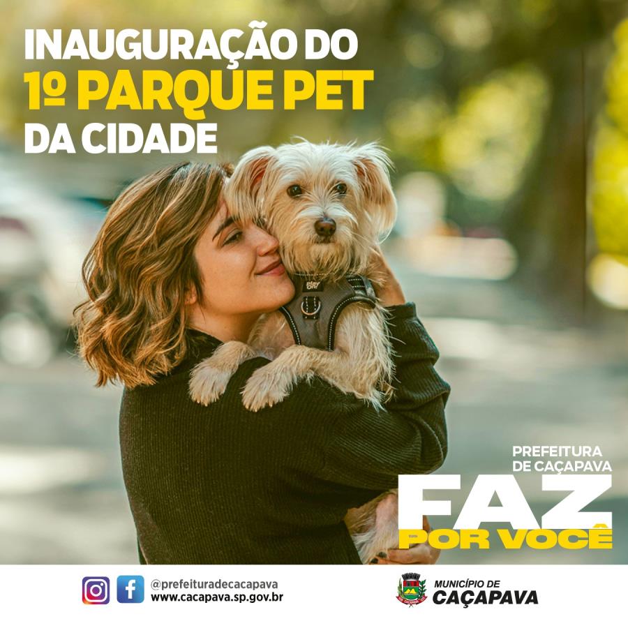 Prefeitura de Caçapava entrega 1º Parque Pet do Município