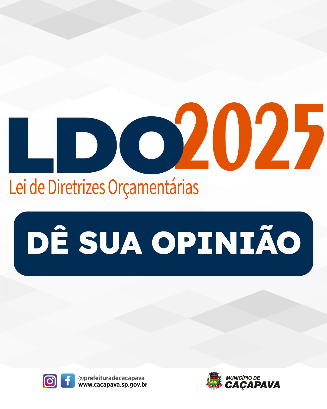Prefeitura lança consulta pública online sobre planejamento municipal – LDO 2025